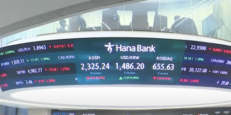 한국경제 ‘빨간불’ … 원달러 환율 한때 1,500원 육박